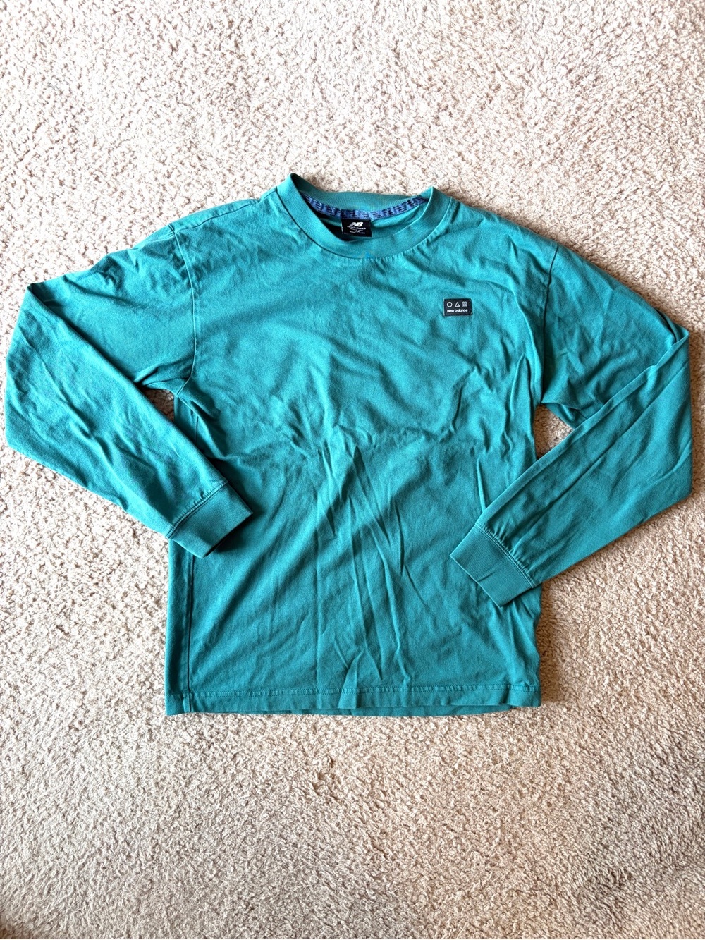 Teal Long Sleeve New Balance Graphic Top